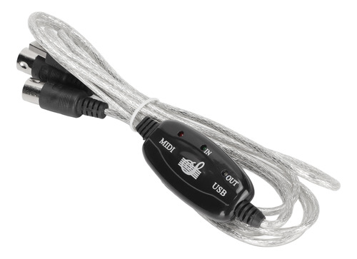 Cable Midi A Usb De Aproximadamente 2,2 Yardas De Largo, 16