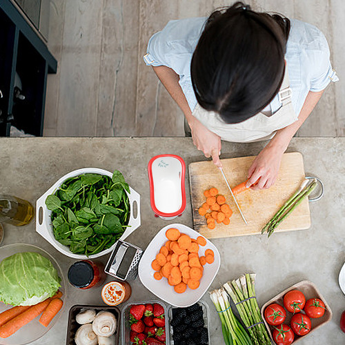Recipientes De Comida Con Tapas, Frutero, Cerámica