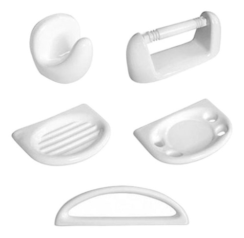 Accesorios Baño Kit Set 5 Piezas Ceramica Brillo Eterno Losa