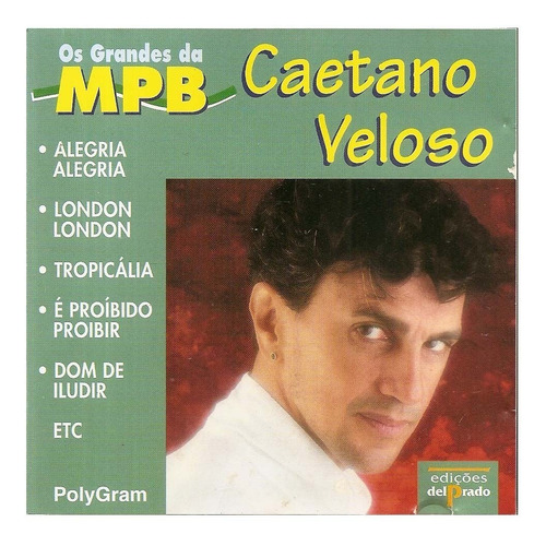 Cd Caetano Veloso - Os Grandes Da Mpb