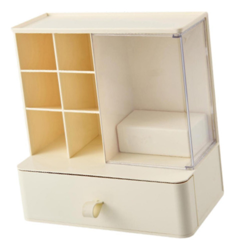 Caja De Almacenamiento De Joyería De Organizador De Beige