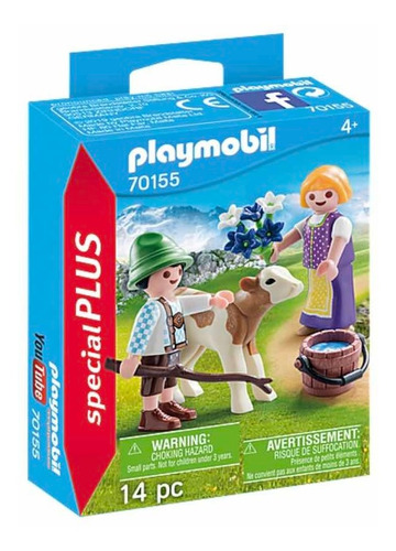 Playmobil Special Plus 70155, Niños Bávaros Con Ternero!!!