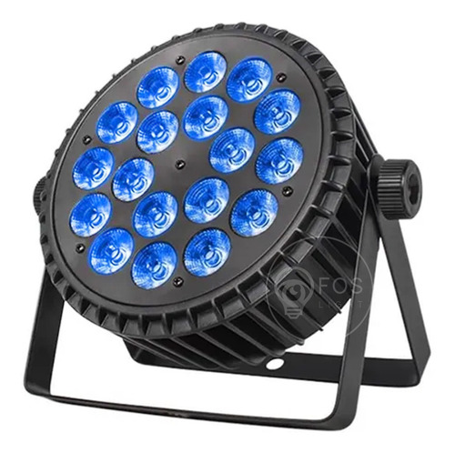 8x Canhão Refletor 18 Leds 18w Rgbwa+ Uv 6n1 Hexaled Dmx Djs