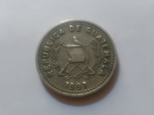 25 Centavos Guatemalteco De 1997