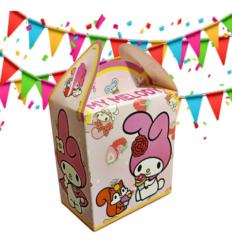 My Melody Cajas Dulceras Bolo Fiesta Cumpleaños 10 Niñas 