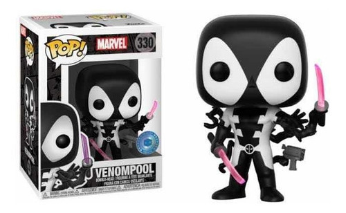 Funko Pop Venompool #330 Piab Exclusive + Protector