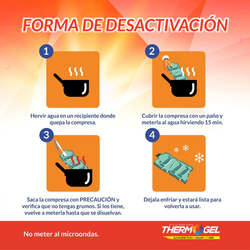 Imagen 8 de 8 de Compresa De Gel Térmica Chica Thermo Gel