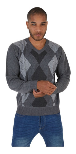 Sweater Hombre Rombo Olegario Oferta Varios Colores