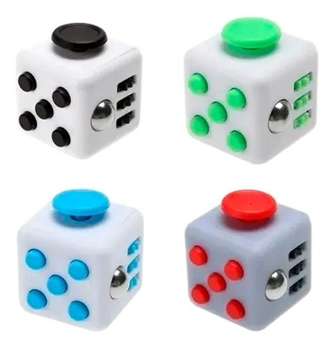 Imagen 2 de 4 de Cubo Dado Anti Stress Toy Ansiedad Sensorial X1