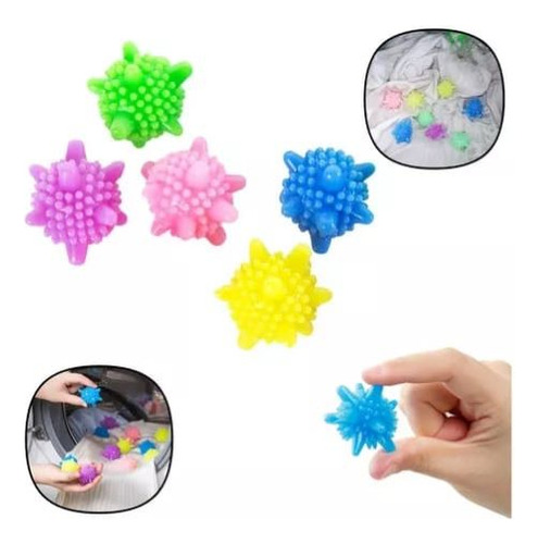 Bolas De Lavado X 12 Para Lavadoras Limpieza Profunda Surtido