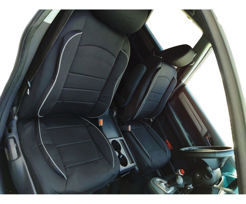 Cubreasientos Sport Honda Element Tela Fresca Transpirable Negro