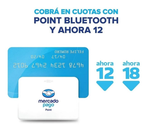 Imagen 4 de 8 de Mercado Pago Point Bluetooth - Lector De Tarjetas Mpos