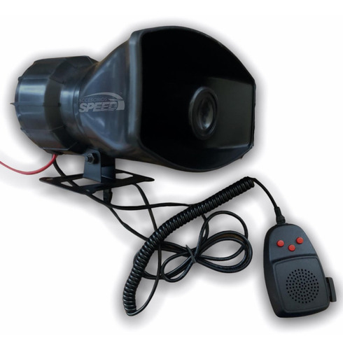 Sirena 3 Tonos Con Altavoz 100 W