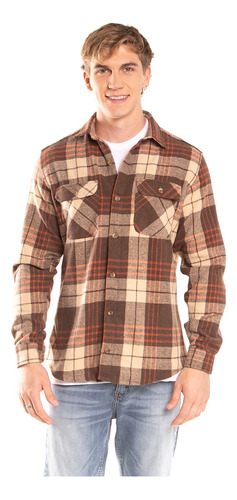 Camisa Rusty De Viyela Manga Larga Halifax Shirt