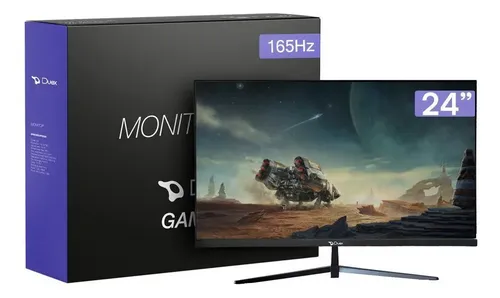 Monitor Gamer Duex 24" Full HD IPS 144Hz FreeSync HDR Preto