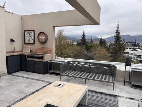 Rico Dpto Full Amoblado 2dorm En Suite-la Dehesa-penthouse