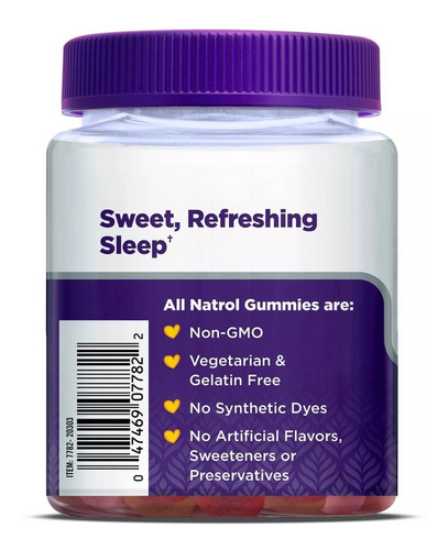 Imagen 4 de 6 de Gomitas Melatonina Kids Niños Natrol 1mg | 90 Piezas