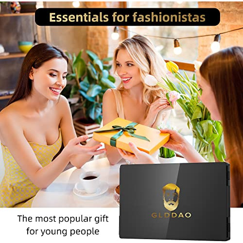 Glddao Espejo De 3 Vías Para Cortar El Cabello, 360 Espejos