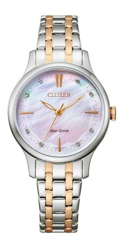 Reloj Citizen Eco Drive Elegance Em0896-89y  Agente Oficial 