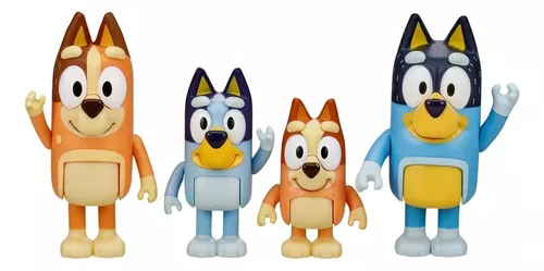 Bluey Set 4 Figuras Bluey Casa En La Playa 15 Piezas 2023