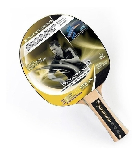 Paleta Ping Pong Donic Schildkrot Waldner 500 Tenis Madera