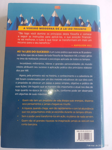Livro As 16 Leis Do Sucesso