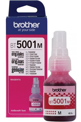Tinta Brother Bt5001 Magenta Original