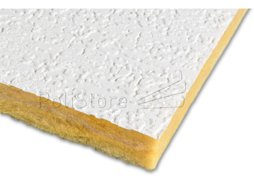 Placa Andina Rustico Cielorraso Desmontable Isover 0.61x1.22