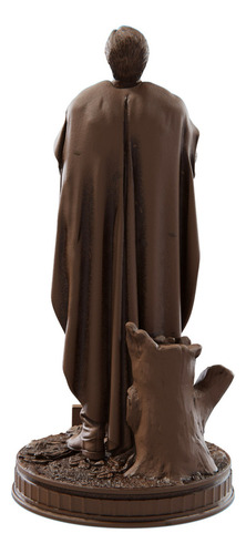 Estátua Exu Arranca Toco Umbanda Candomblé Cor Cor Madeira