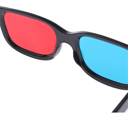Imagen 4 de 6 de Lentes Gafas 3d Anaglifo Pack 3 Pz Plasticas Resistentes
