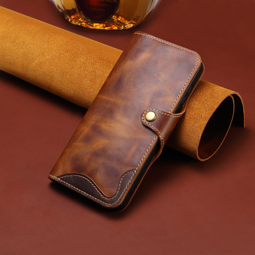 Funda Abatible De Piel Con Inserción De Tarjetas Para iPhone