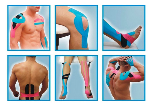 Imagen 4 de 10 de Venda Kinesiologica Cinta Terapeutica 5 Mts X 5cms Premium