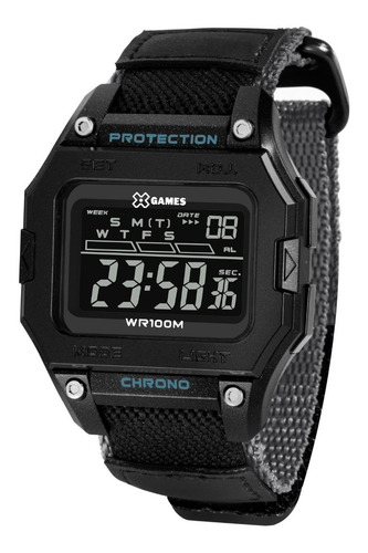 Relógio X-games Masculino Digital Xgppd138 Pxgp Cinza Preto