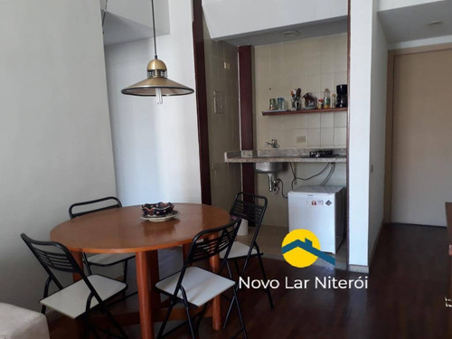 Imagem 6 de 15 de Excelente Flat Com Serviço, Andar Alto Na Melhor Rua Comercial De Icaraí. - 78