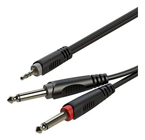 Cable Para Micrófono: 20 Pies - 3,5 Mm Macho Estéreo A Doble