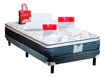 Comprar Colchón Queen Size Restonic Maverick Más Box Y 3 Blancos Rs Color Blanco