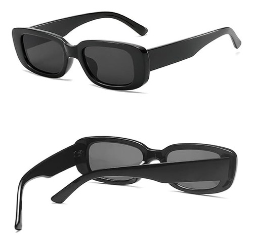 Gafas De Sol Vintage Clásicas Uv400 Blanco Negro Unisex