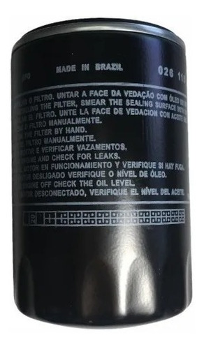 Imagem 4 de 5 de Filtro Óleo Motor Ap 1.6 1.8 2.0 Gol Voyage Original Vw