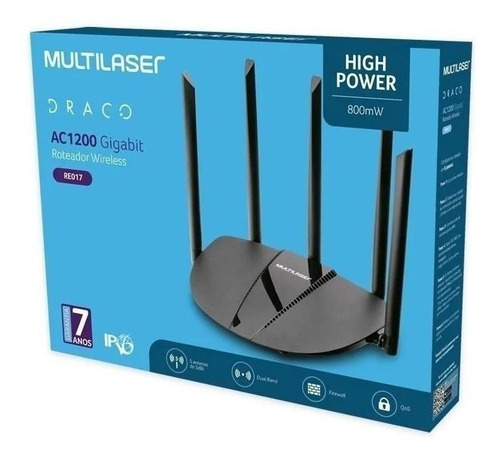 Access point Multilaser RE017 negro 110V/220V