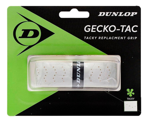 Grip Tenis Gecko Tac Dunlop Super Absorbente Blanco