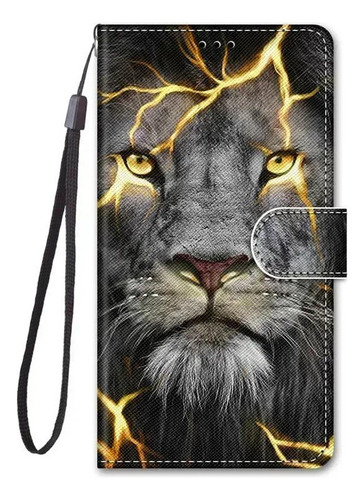 Funda De Teléfono Con Soporte Tipo Libro Para Samsung Galaxy