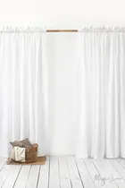 Comprar Cortinas De Tela Tusor Grueso No Es Tusor Pesado Modelo Bols