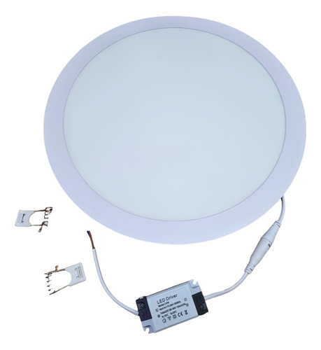 Plafon Led Circular Embutir 24 Watts Fria 300x14 Mm