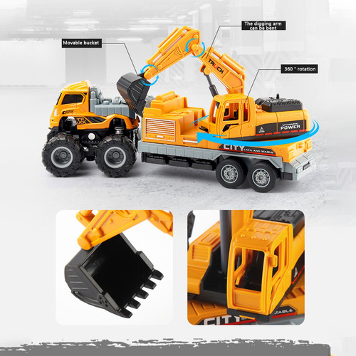 Excavadora De Cuatro Ruedas O Alloy Engineering Vehicle Chil