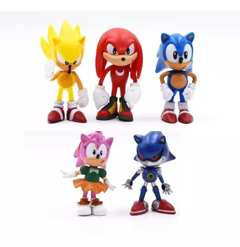 Kit Miniaturas Bonecos Do Sonic The Hedgehog