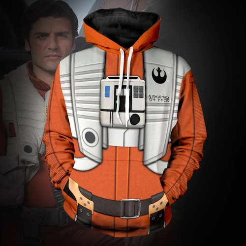 Star Wars Sudadera De Moda Casual Piloto Sudadera Con Capuch