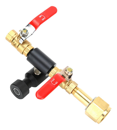 Adaptador De Recarga: Cilindro De Co2, Válvula Doble De Llen