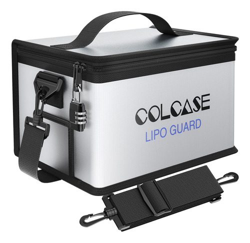 Colcase Lipo Bolsa De Seguridad Ignifuga A Prueba De Explosi