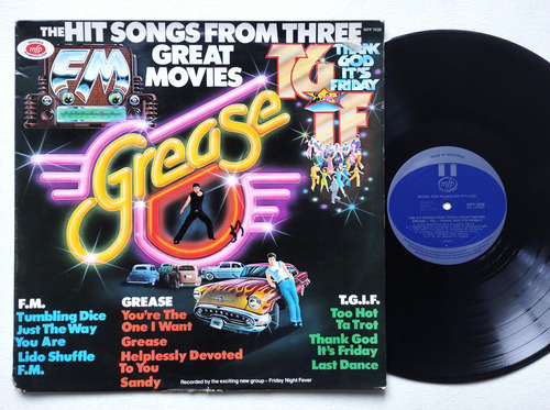 Hit Songs From Movies Grease F.m T.g.i.f Lp Australi 1978 Ex (Usado)