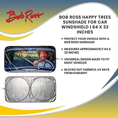 Parasol Para Parabrisas Delantero De Coche (bob Ross)